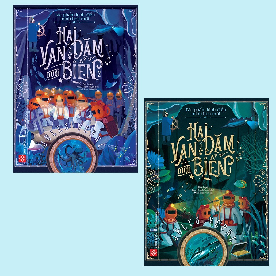 SÁCH - Combo: Hai vạn dặm dưới biển ( 2 tập )