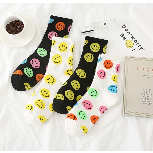 Vớ Mặt Cười cao cổ Nam Nữ siêu dễ thương và xinh xắn