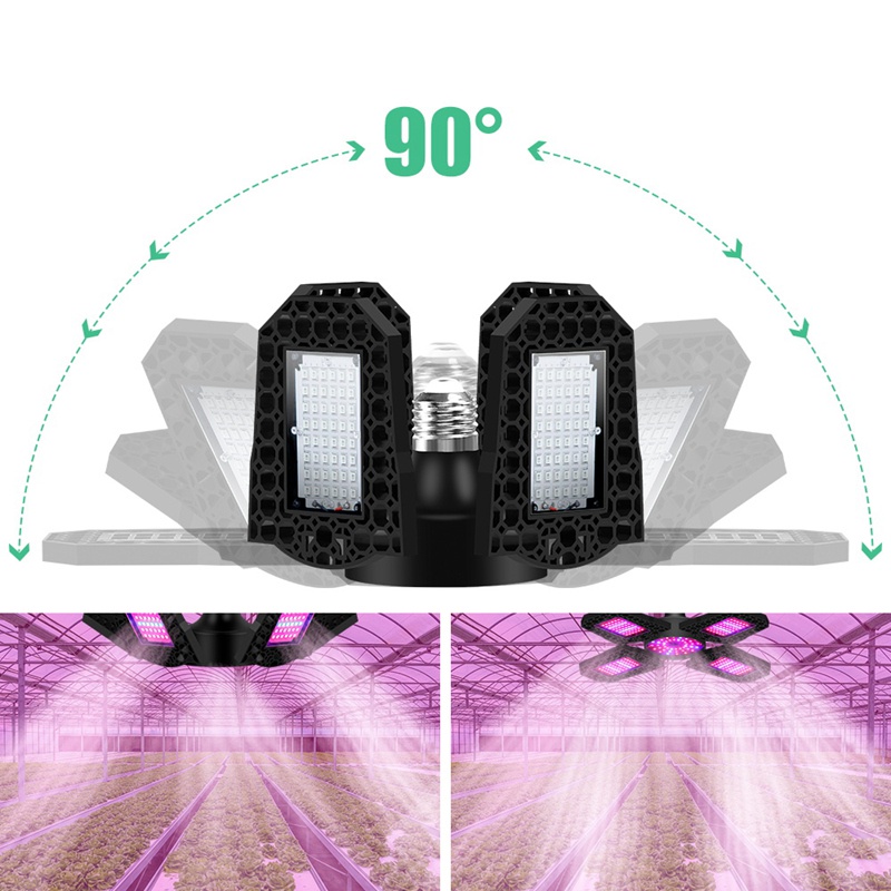 100W LED Grow Light E27 LED Panel Lamp for Plant