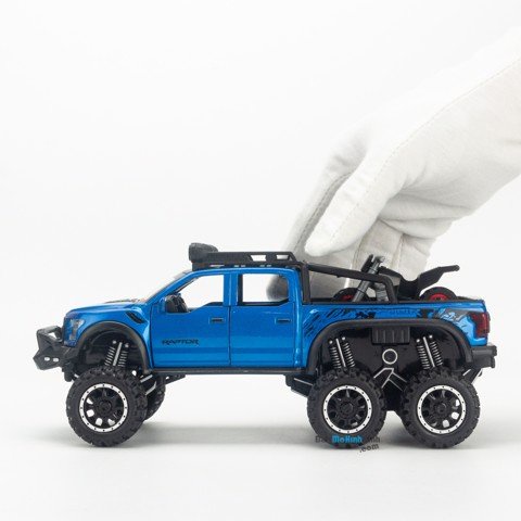 Mô hình xe bán tải độ Ford F-150 Raptor Off-Road Kings 2017 1:32 Miniauto