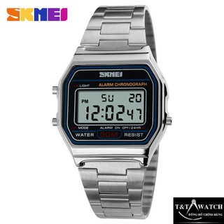 ĐỒNG HỒ NAM-NỮ SKMEI 1123 ĐỒNG HỒ ĐIỆN TỬ, DÂY THÉP CAO CẤP KHÔNG GỈ