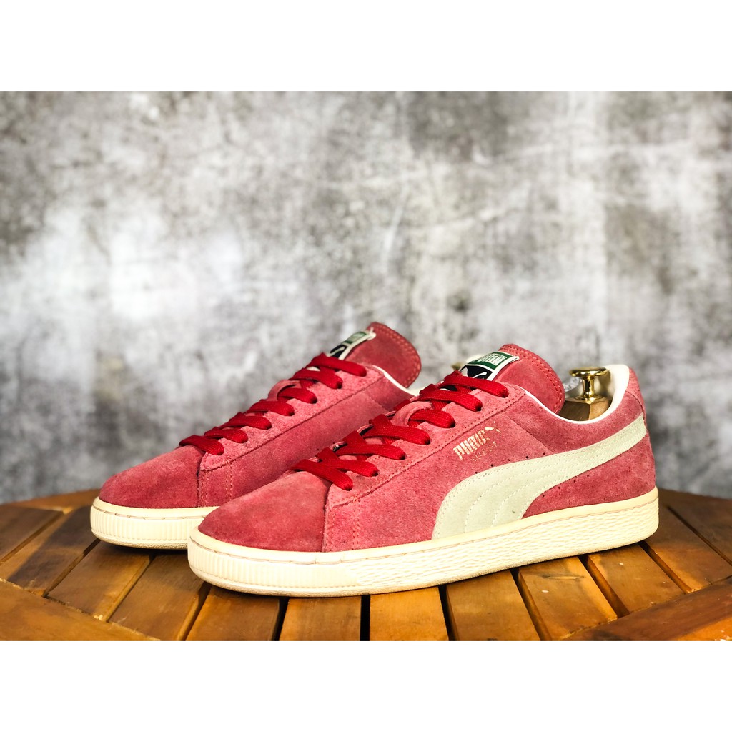 (SIZE 41) Giày thể thao chính hãng 2hand PUMA SUEDE CLASSIC LACE UP TRAINERS