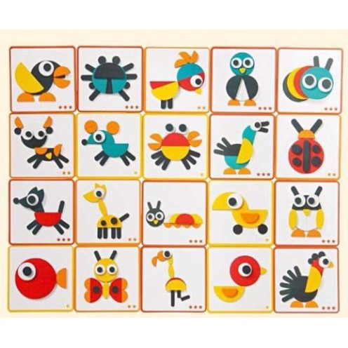 Bộ ghép hình thông minh Montessori Fun Board