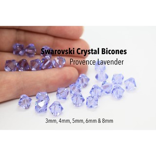Hạt Pha Lê Swarovski 5328 - Size 4mm - Màu 283 Provence Lavender