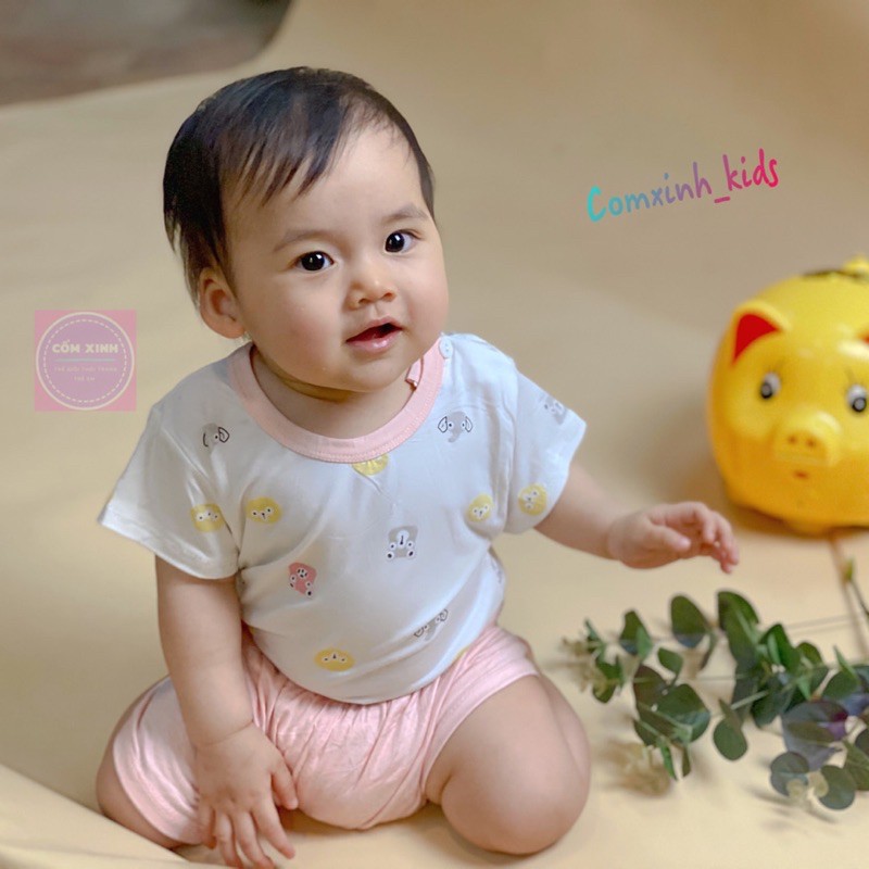 Bộ Quần Áo Cho bé | Túi Zip | minkymom❤Chất thun lạnh | Hàng Hịn mịn mềm  [free ship] Sự Lựa Chọn Hoàn Hảo cho các bé