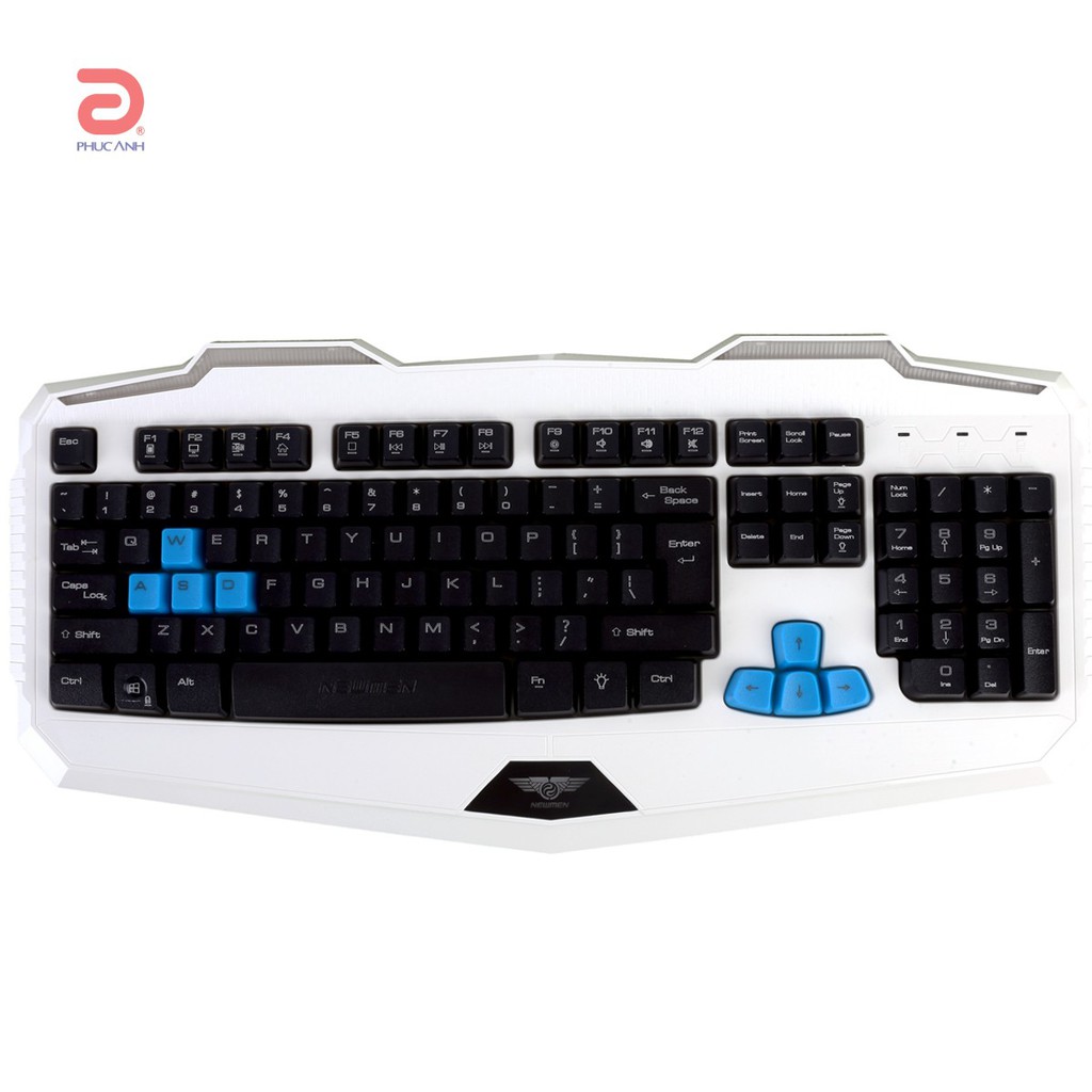 Newmen - Bàn phím Gaming có dây giả cơ KB808 - có đèn Led