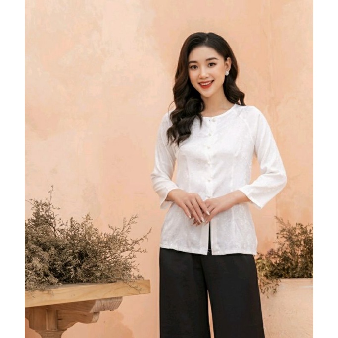 Đồ lam đi chùa bà ba  quần đen với trắng)