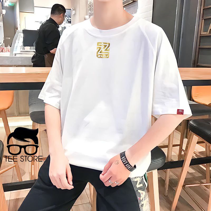 Áo thun unisex nam nữ cổ tròn ZUU vải Cotton co giãn,dày dặn, form chuẩn Hàn Quốc , from rộng tay lỡ | WebRaoVat - webraovat.net.vn