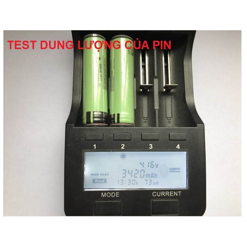 Pin sạc 18650 panasonic 3.7v dung lượng cao 3400mAh có mạch bảo vệ