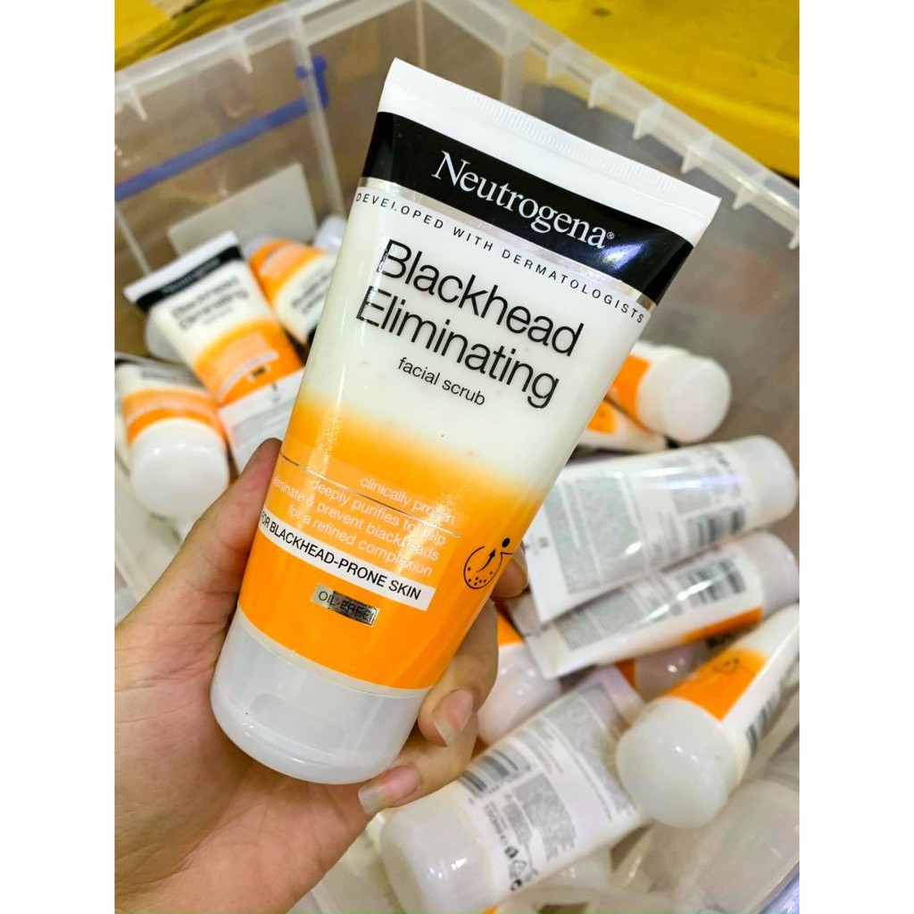 Sữa Rửa Mặt NEUTROGENA Sạch Sâu Ngừa Mụn Tẩy Da Chết 150ml Pháp