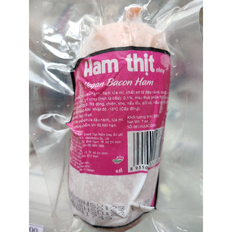 (HÀNG LOẠT CHỈ GIAO TPHCM)HAM THỊT CHAY 200 G