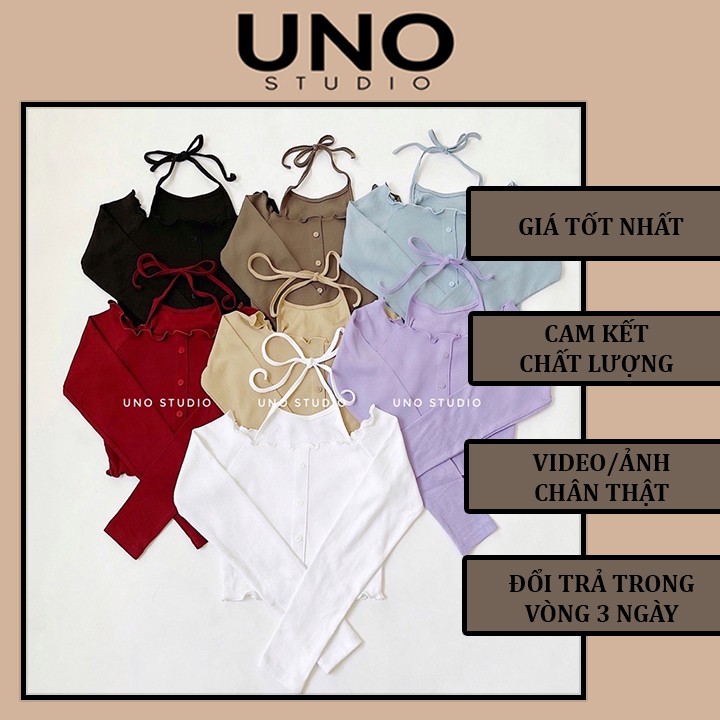 Áo croptop cột dây cổ hở vai