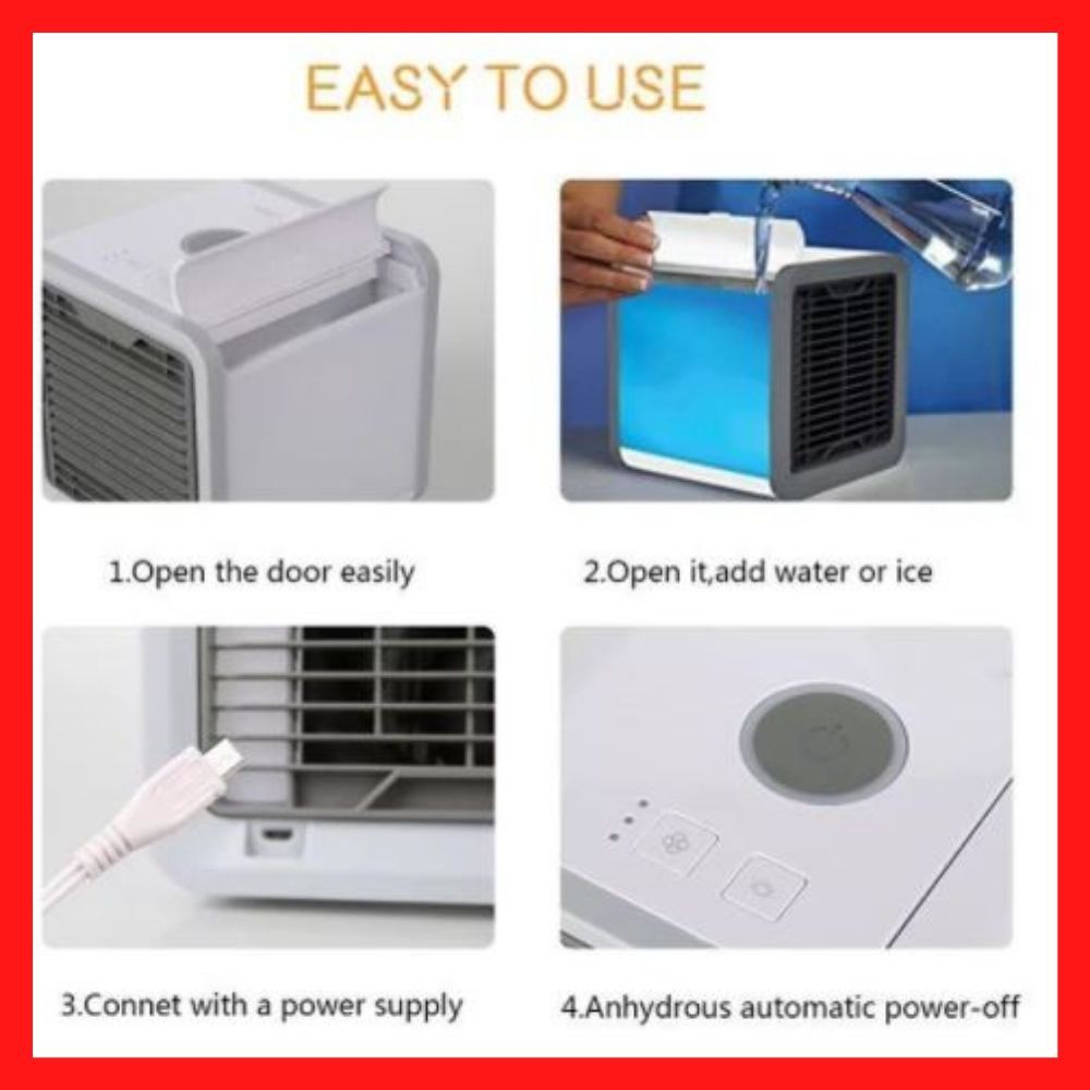 Quạt Hơi Nước Mini - Quạt Để Bàn - Quạt Mini Để Bàn Làm Việc - Hàng Chính Hãng- Bảo Hành 12 Tháng | BigBuy360 - bigbuy360.vn