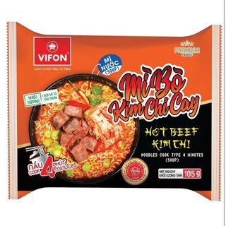 MÌ BÒ KIM CHI CAY GÓI 105G