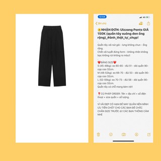 Q1 quần tây suông hàn quốc 94cm 45 7