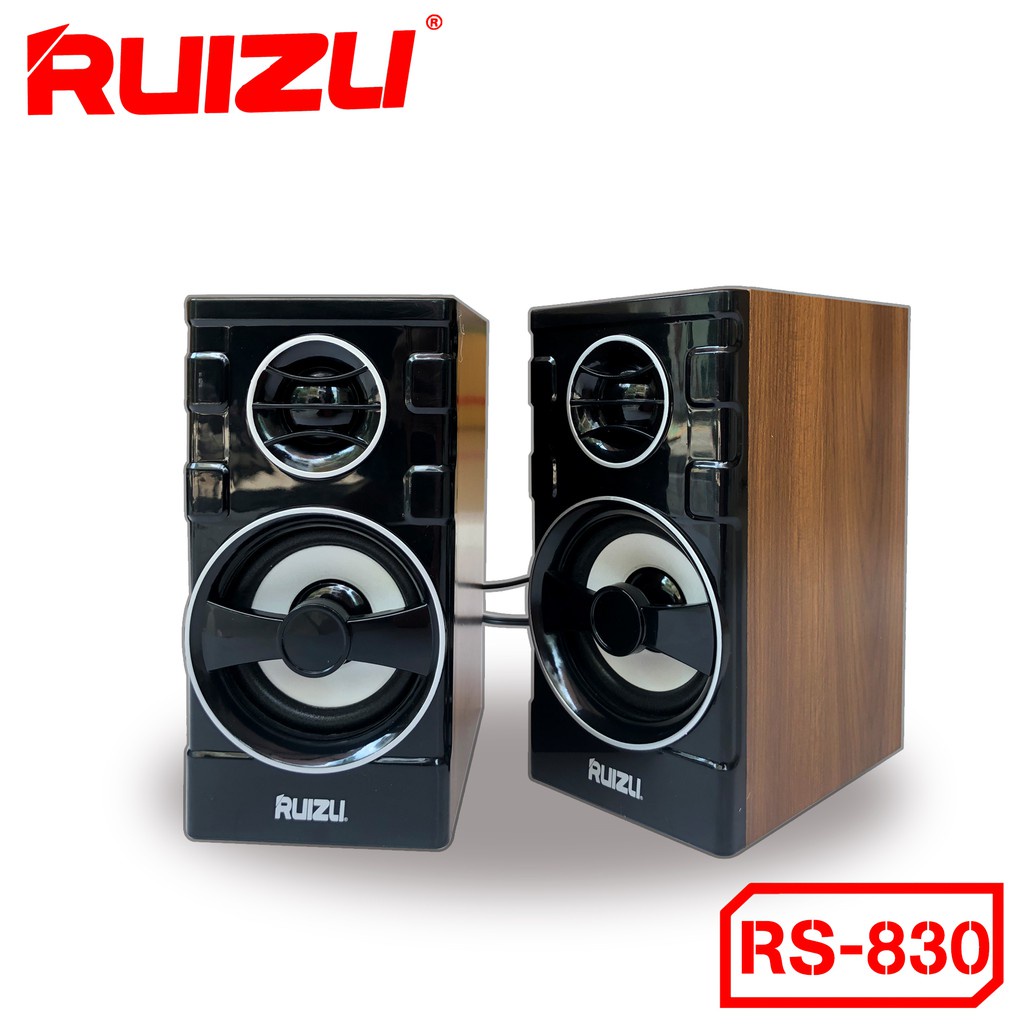 Loa vi tính 2.0 Ruiz.u RS/kisonli - 810/820/830/001 - Bass Siêu Êm - Led Siêu ngầu