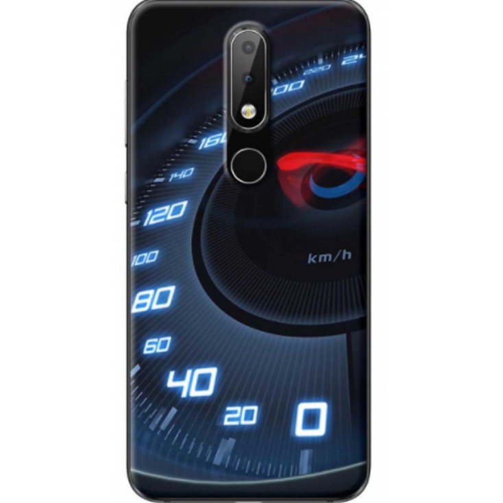 Ốp lưng Nokia 3.1 Plus mẫu Đồng hồ tốc độ xanh