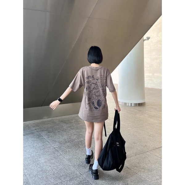 Elmer Signature - CROCO Áo thun form rộng 100% cotton 2c