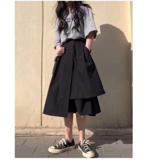 [ORDER TAOBAO] Chân váy vạt dài ulzzang có sẳn