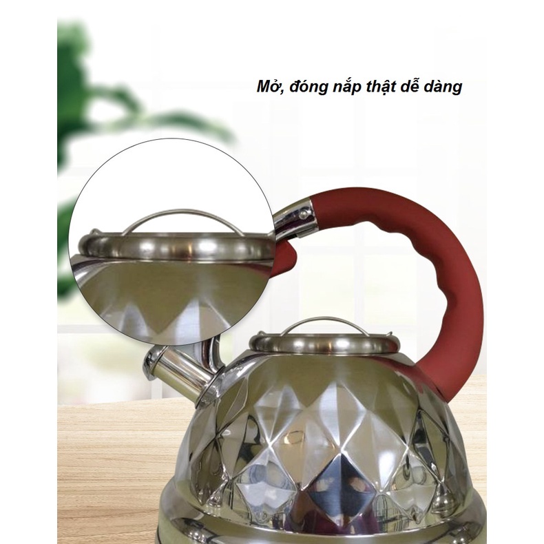 Ấm đun nước bếp từ KV-521 Kaisavilla ấm pha trà cà phê dung tích 3.5