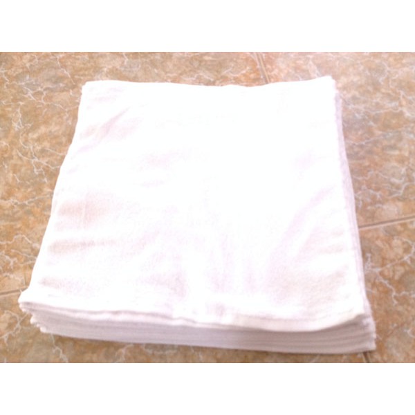 Khăn Vuông Trắng đa năng lau bát lau đồ , sợi cotton