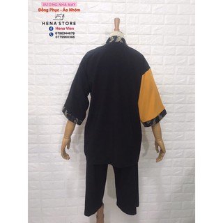 Kimono Haori Mix Gấm Hạc