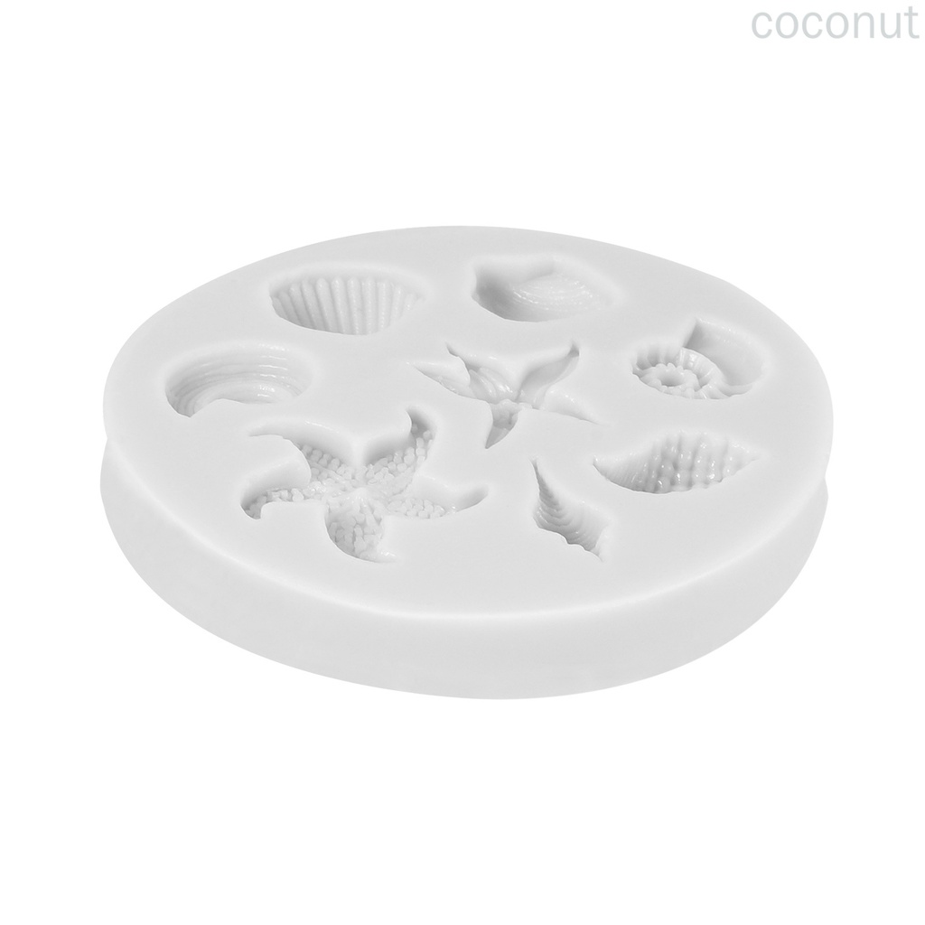 Khuôn Silicon Tạo Hình Vỏ Sò 3d Dễ Thương Trang Trí Bánh Diy