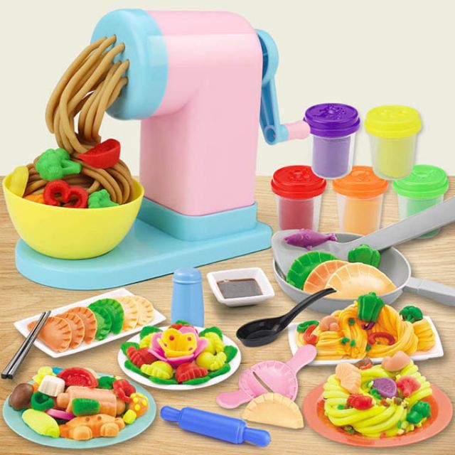 Bộ Đồ Chơi Làm Mì Ý Từ Đất Nặn Cho Bé