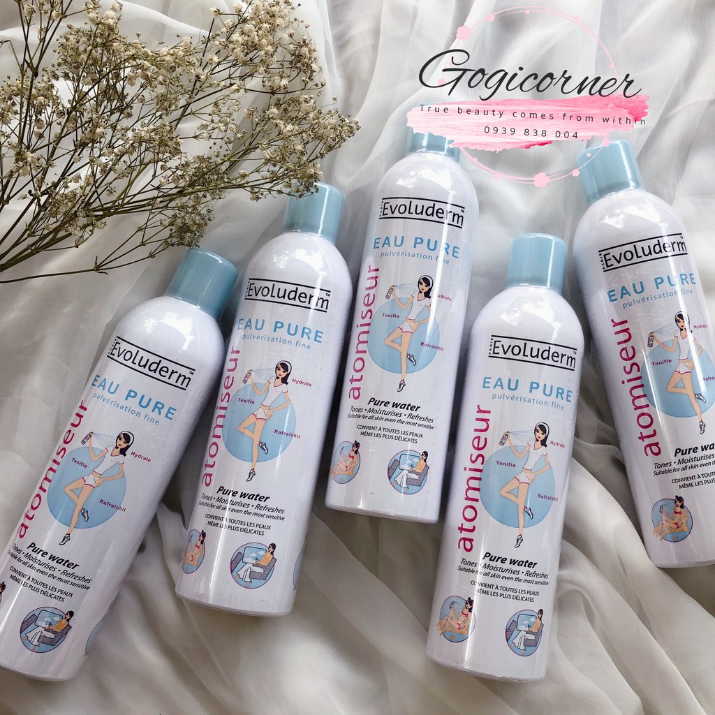 XỊT KHOÁNG EVOLUDERM ATOMISEUR EUR PURE