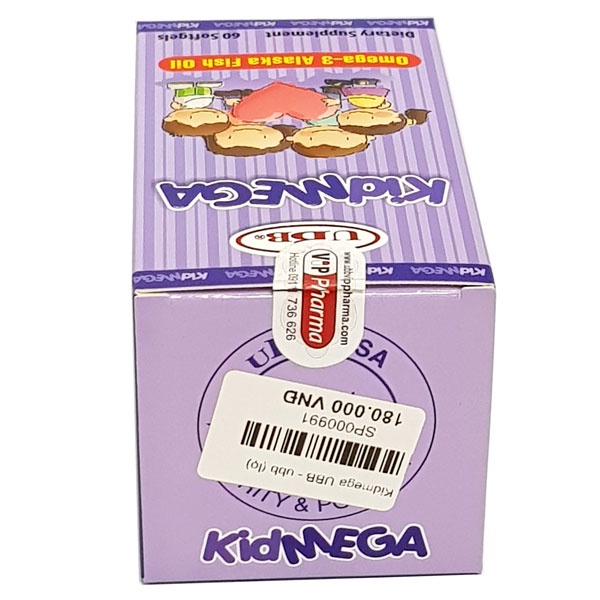 Kidmega UBBp- Hỗ trợ bổ sung vitamin và khoáng chất giúp trẻ phát triển trí não, giúp trẻ ăn ngon miệng