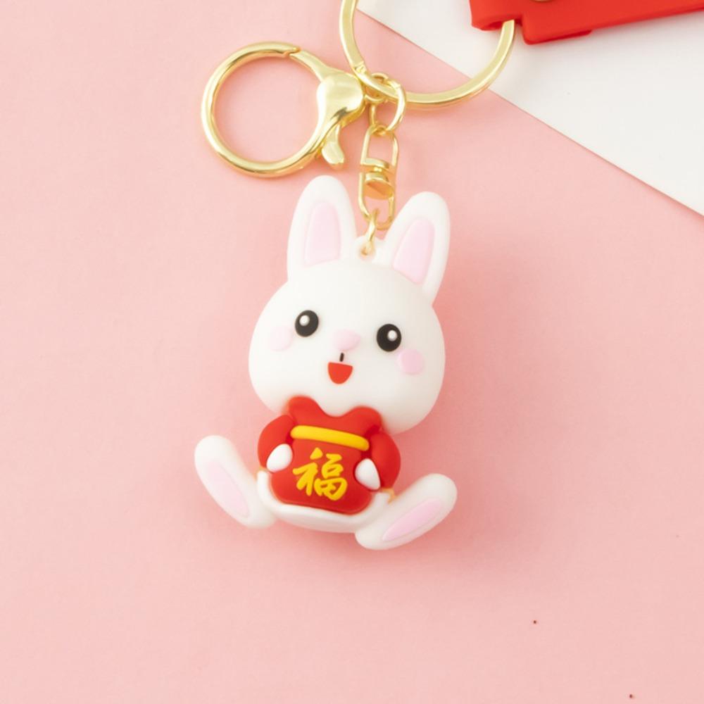 Móc Khóa Hình Thỏ Dễ Thương Sáng Tạo