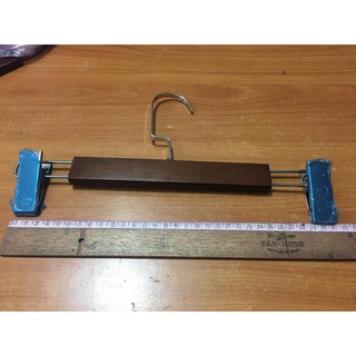 Móc kẹp gỗ nâu combo 10 cây