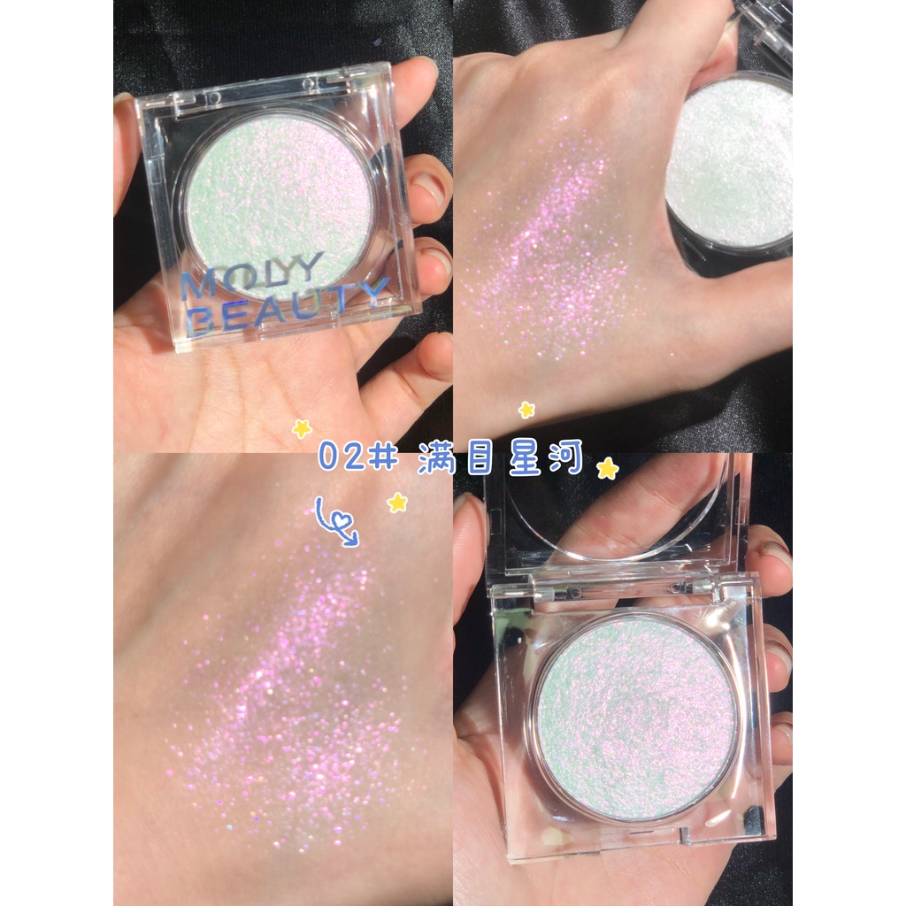 Phấn Bắt Sáng Màu Đơn Sắc Thương Hiệu Moly BEAUTY Momi