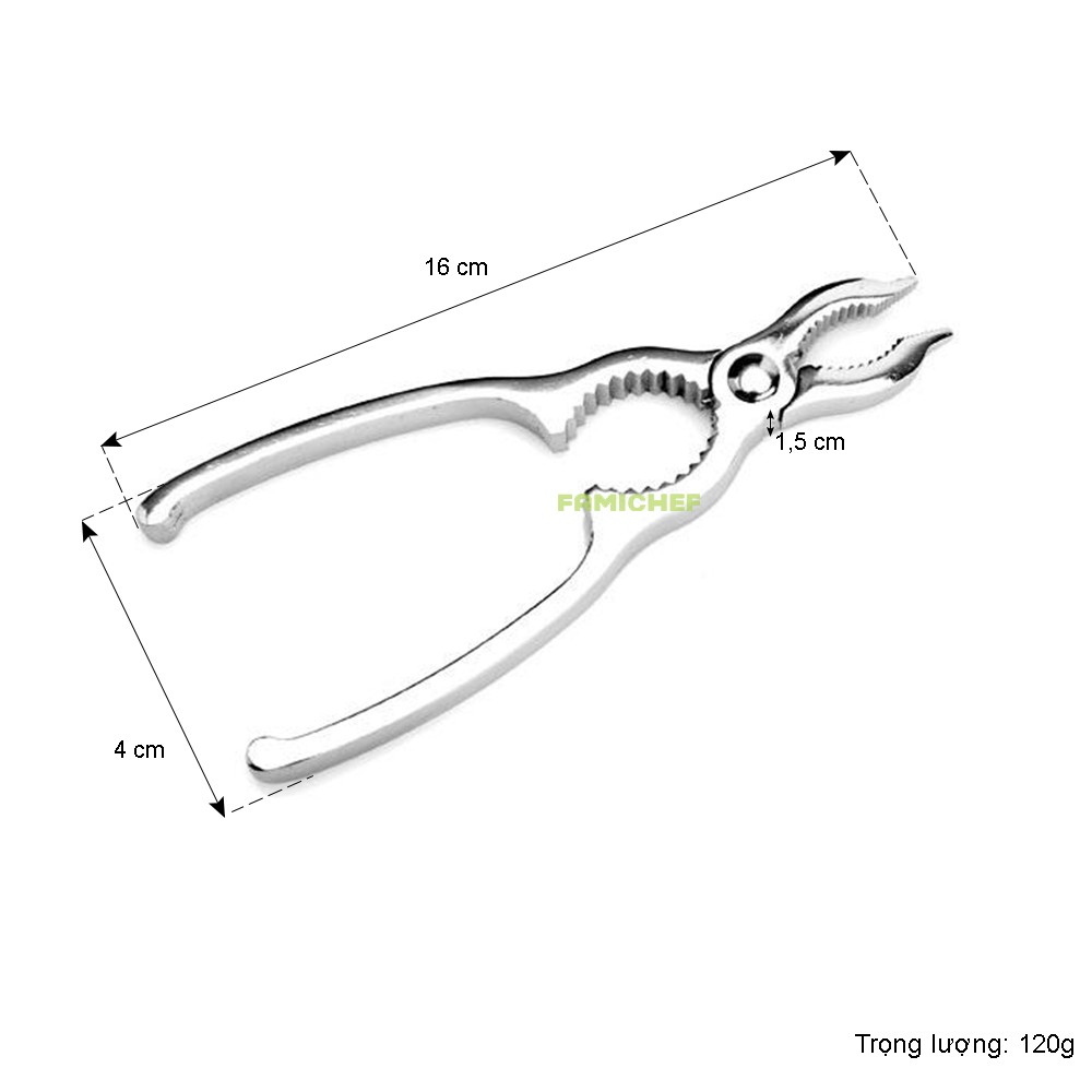 Kềm kẹp càng Cua & Ghẹ Dragon D028