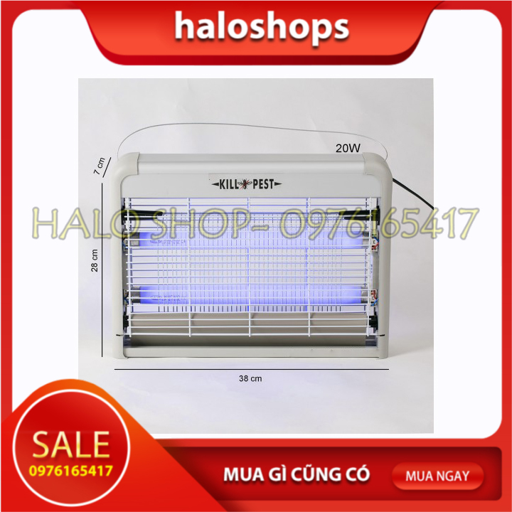 Đèn Bắt Muỗi Kill Pest LED-20W Hiệu Quả 99% - BẢO HÀNH 3 NĂM