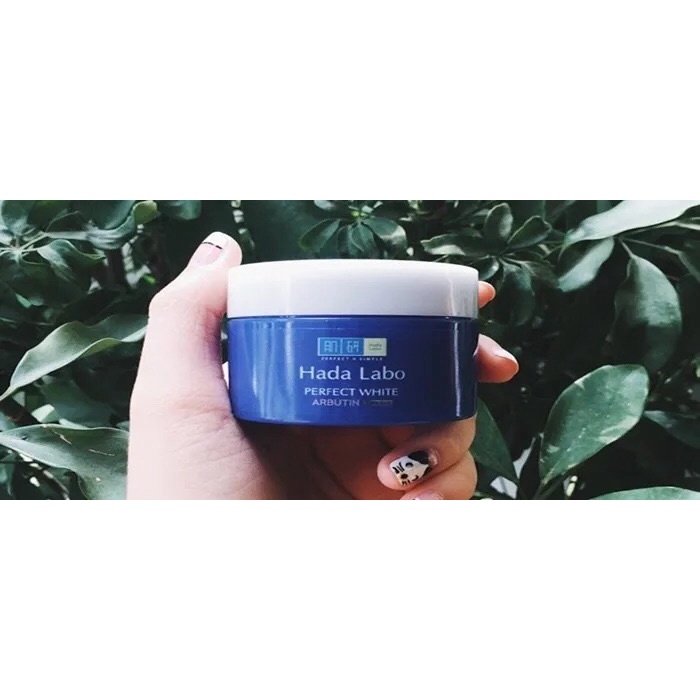 Kem Hada Labo Perfect White Arbutin CreamDưỡng Trắng Vượt Trội - Kem Hada Labo Màu Xanh 50g