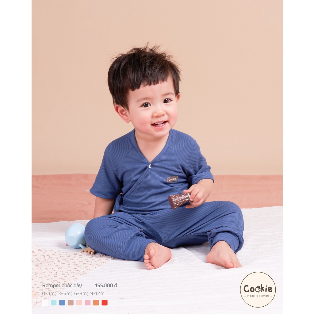 COOKIE Bộ Romper buộc dây