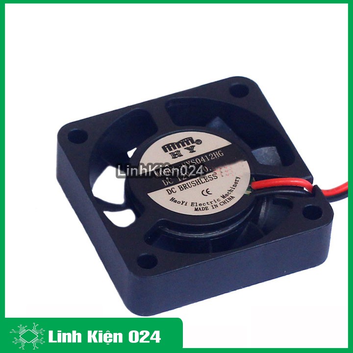 Quạt Tản Nhiệt Mini 4x4x1cm 12VDC 0.08A