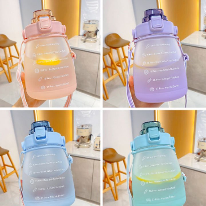 Bình Nước Chia Vạch, Nhắc Giờ Uống Nước Loại 1,2L