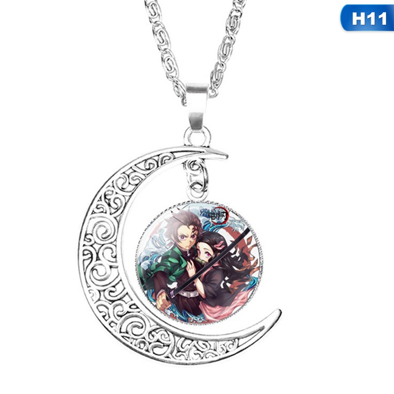 Vòng Cổ Mặt Đá Họa Tiết Anime Độc Đáo Dễ Thương