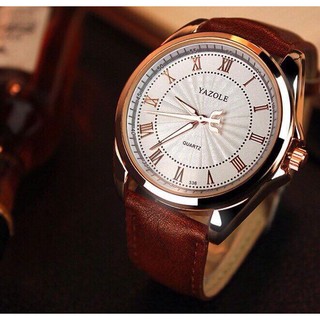 Đồng hồ nam yazole 336 dây da