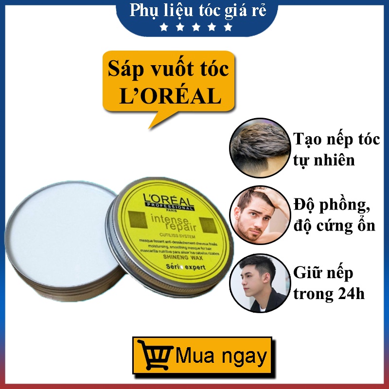 Sáp Vuốt Tóc Nam LORAEL 100g sáp gel mềm, sáp cứng tạo kiểu dễ dàng tóc nam nữ giữ nếp tốt wax tóc