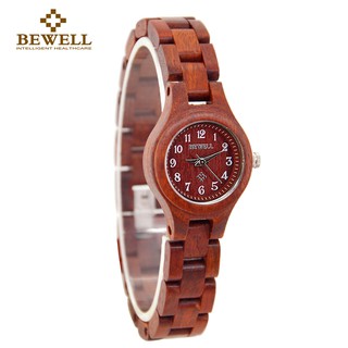 Đồng Hồ Đeo Tay Bewell Dây Gỗ Thời Trang Cho Nữ