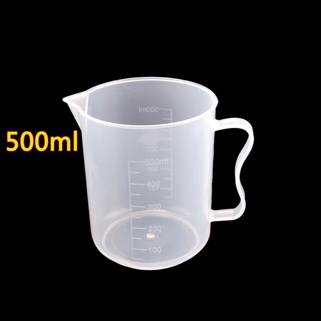 Bộ 2 ca đong nhựa pha chế trà sữa 500ml