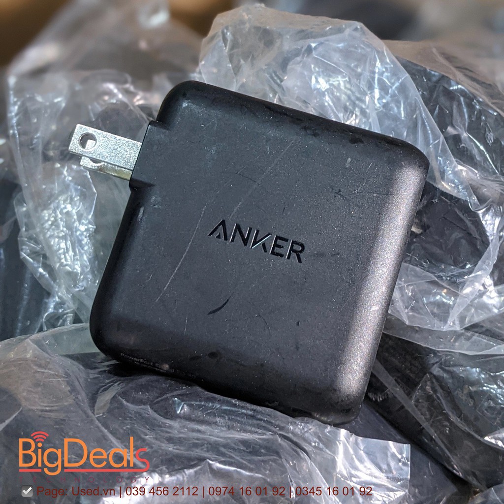 ( BigDeals VN ) Adapter Sạc 1 Cổng Anker PowerPort Speed 30W - A2014 - Hàng Chính Hãng, Qua sử dụng