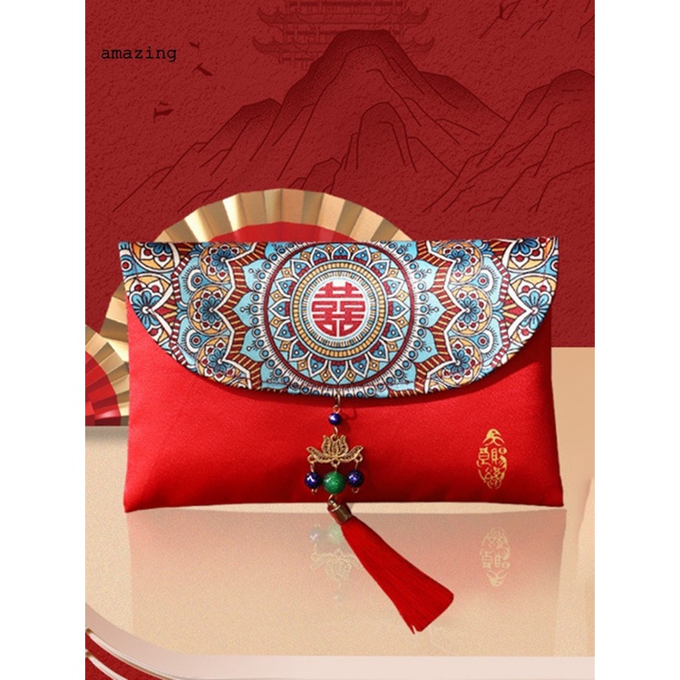 Túi đựng tiền may mắn cứng dày dặn có thể dùng làm quà tặng sinh nhật