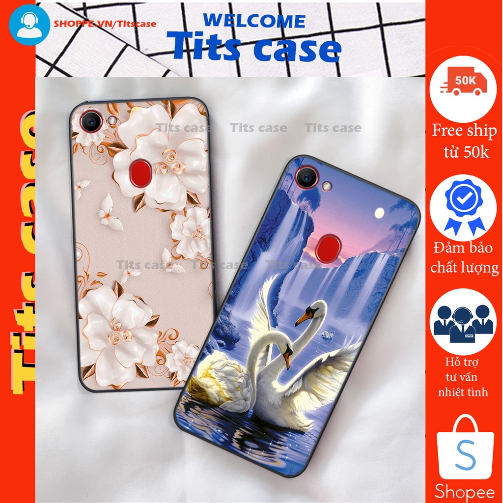 Ốp lưng  Oppo F5 / F5 YOUTH / F7 in hình thiên nga,hoa may mắn, đặc sắc ĐỘC - LẠ - BỀN