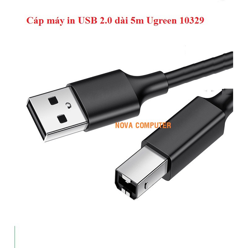 Cáp máy in USB 2.0 dài 5m Ugreen 10329