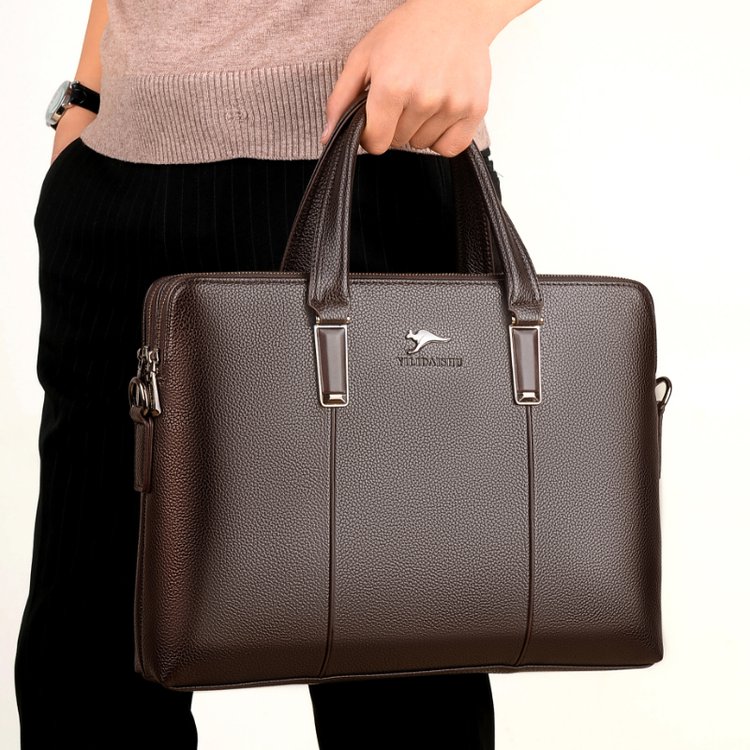 Business Handbag Shoulder Laptop Notebook Bag Multifunction Leather business handbag Office backpack | WebRaoVat - webraovat.net.vn