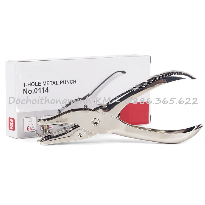 Kìm bấm 1 lỗ DELI bền đẹp